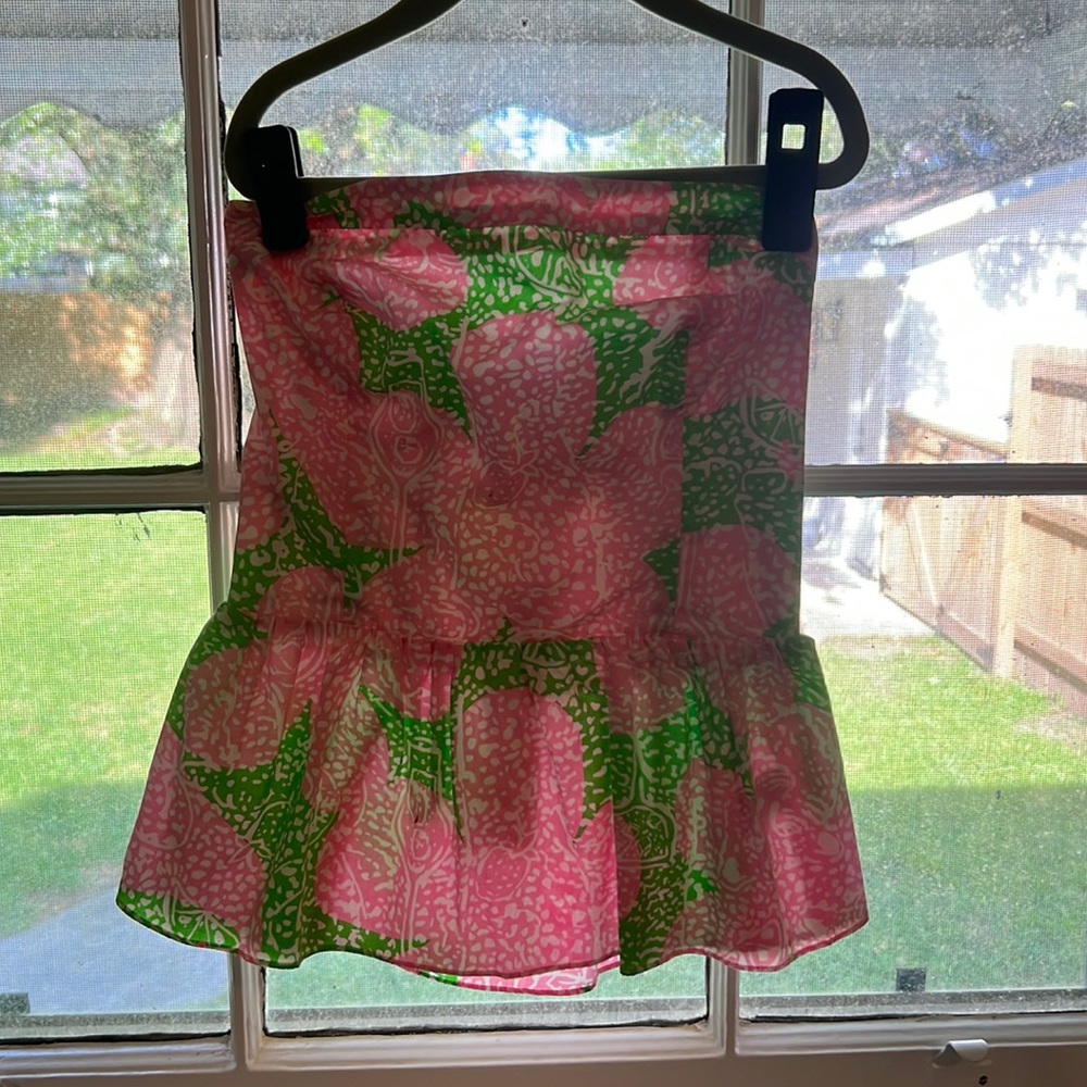 Strapless Lilly Pulitzer Top